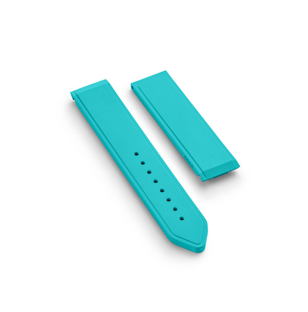 Rubber strap, Turquoise